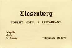 Visitenkarte vom Closenberg