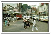 Straßenszene in Kandy