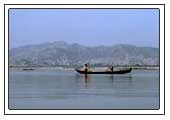 Boot auf dem Irrawaddy